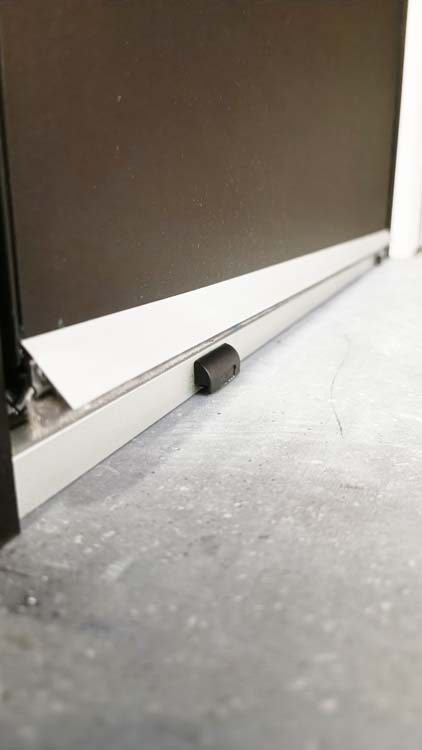 Porte extérieure alu Evora anthracite G sur mesure