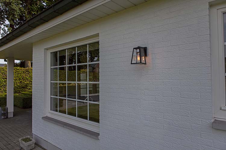 Eclairage extérieur lampe murale noir E27 40W