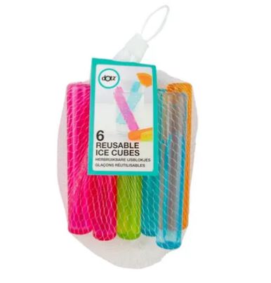 Ijssticks herbruikbaar Dotz multicolor 6 stuks