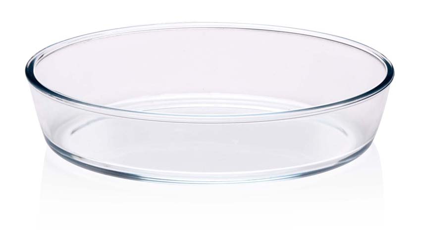 Plat à four Alpina transparent ovale set de 3