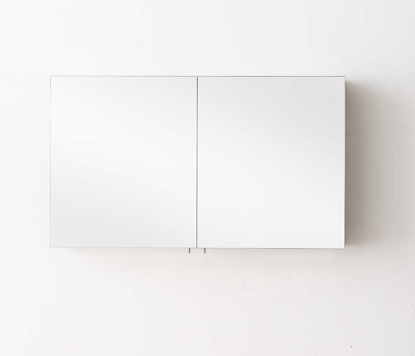 Armoire de toilette Tibo/Tony gris mat 120x67cm