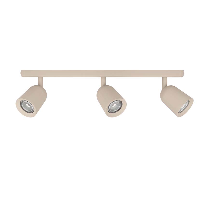 Opbouwspot - Zand - L35xH11cm - Dimbaar - GU10 - 3x5W