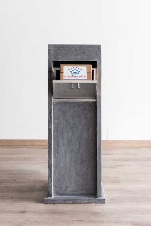 Pakketbrievenbus blauwsteen Gunny Pakketbrievenbus blauwsteen Gunny