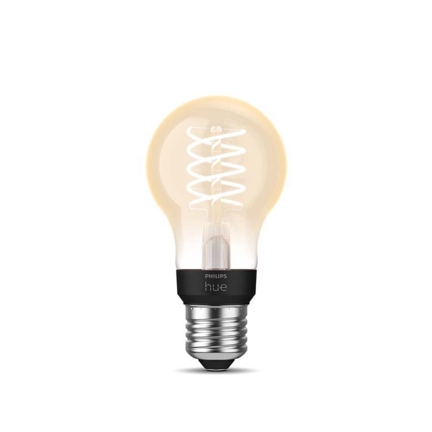 Ampoule LED filament - E27 - ambre - 11,5xØ6cm - dimmable - 7W - 580lm - 2100K blanc chaud - 1 pièce