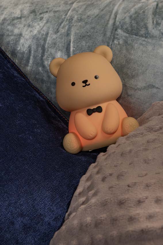 Lucide Essential Pincha Rabbit - Lampe de table rechargeable pour enfants - Batterie - LED 3 niveaux dimmable - RGB - Blanc