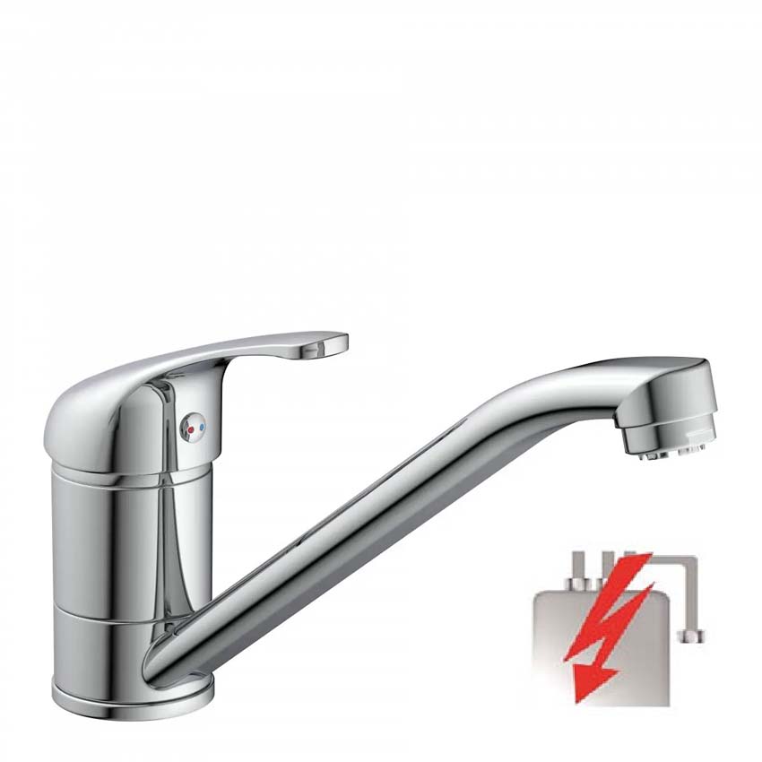 Robinet de cuisine Frida chrome basse pression