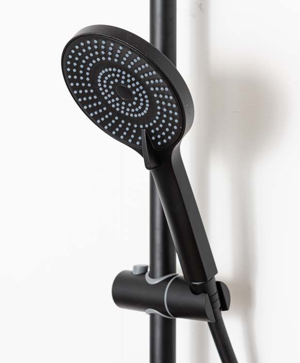 Bad- en doucheset Hoax thermostatisch mat zwart