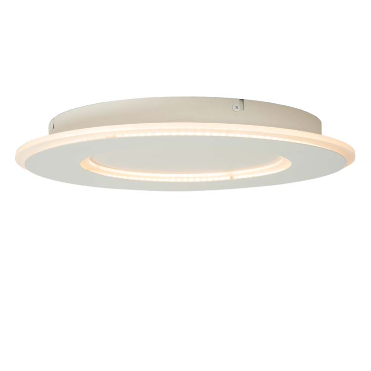 Lucide AXELLE - Plafonnier - Ø 39,6 cm - LED Dim. - 1x24W 2700K - 3 StepDim - Blanc