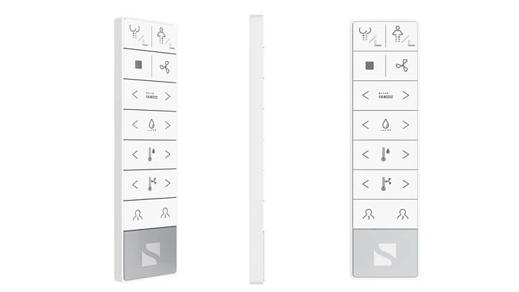 Douche wc incl soft-close wc-bril zonder spoelrand wit