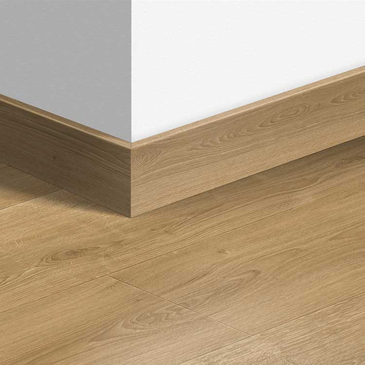 Parketplint Quick-Step 14 x 77 x 2400 mm Geborstelde eik warm natuur