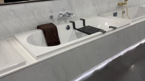 Baignoire encastrable Horus blanc brillant 180x80cm