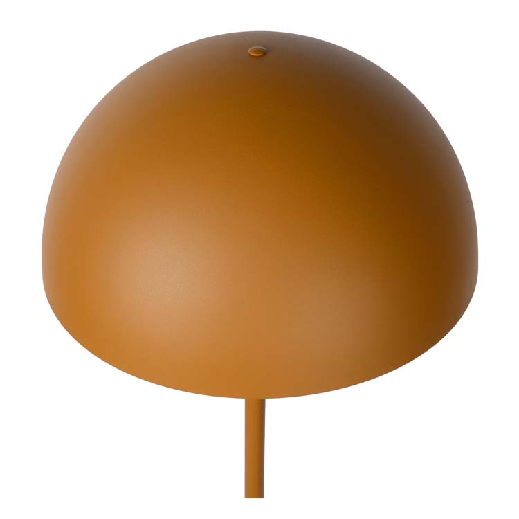 Lucide SIEMON - Vloerlamp - Ø 35 cm - 1xE27 - Okergeel