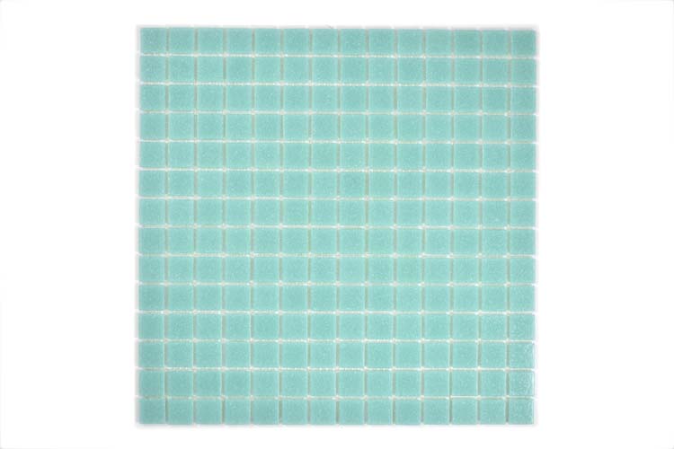 Mosaïque Verre vert brillant 30,5x30,5cm