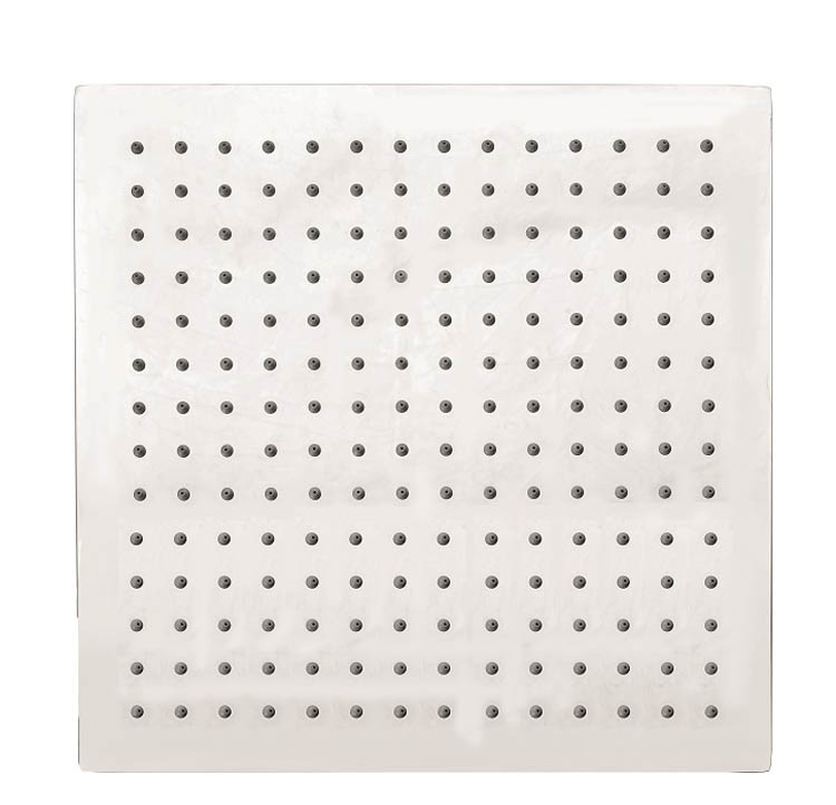 Pommeau de douche Selma carrée chrome 30x30cm