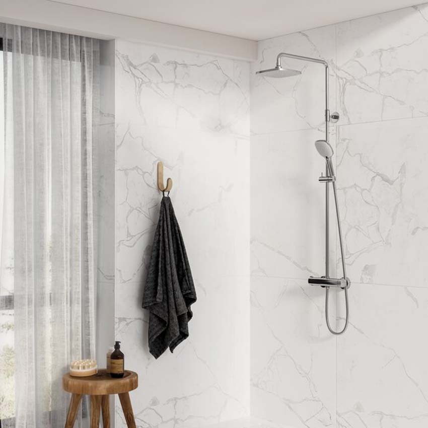 Doucheset Damixa Pine thermostatisch chroom