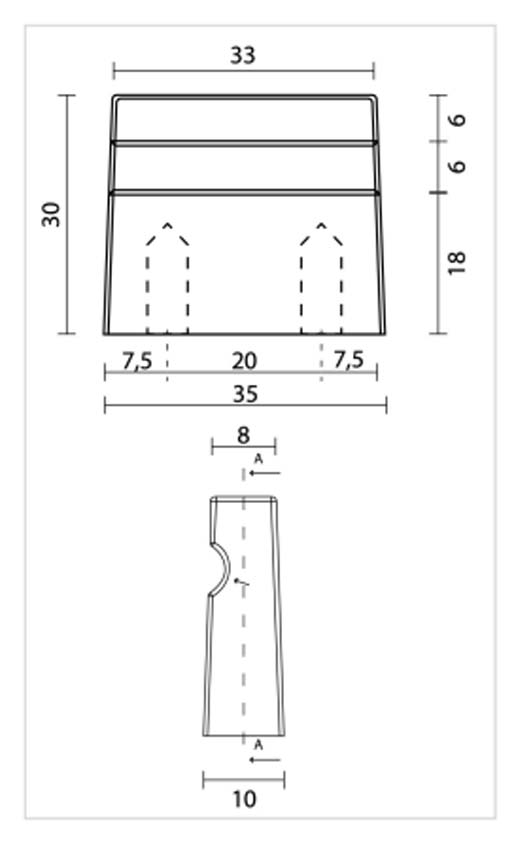 Tirant de meuble et porte X-treme bouton noir par pièce