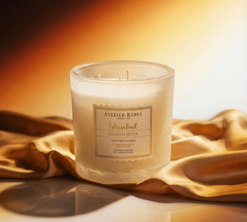 Bougie parfumée Atelier Rebul Istanbul Golden Hour 210g