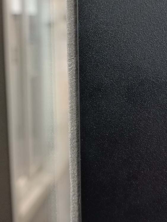 Schuifraam Belio Alu RAL9005 zwart - 3 vleugels / 3 rails maatwerk