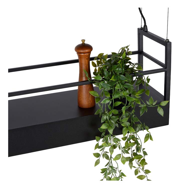 Hanglamp - 6xGU10 - Zwart