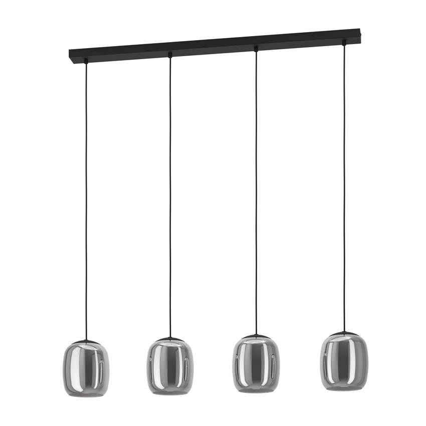 Suspension - Noir - L97,5cm - Dimmable - E27 - 4x40W