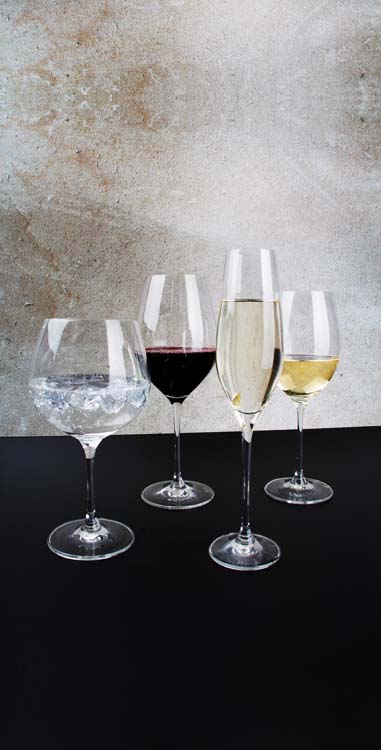 Champagneglas Cuvee 21 cm - 6 st