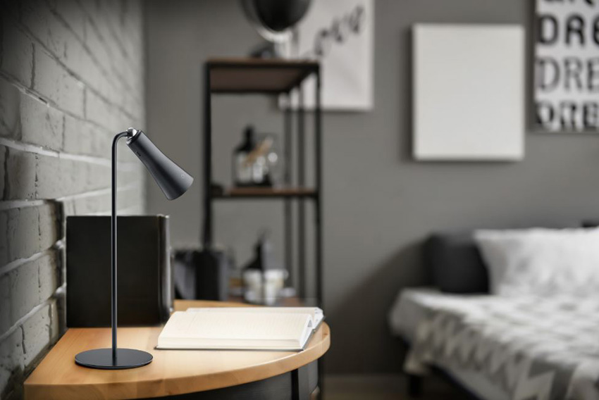 Bureaulamp - zwart - 20x12x36cm - dimbaar - LED - 1x2W - 3000K - USB-C
