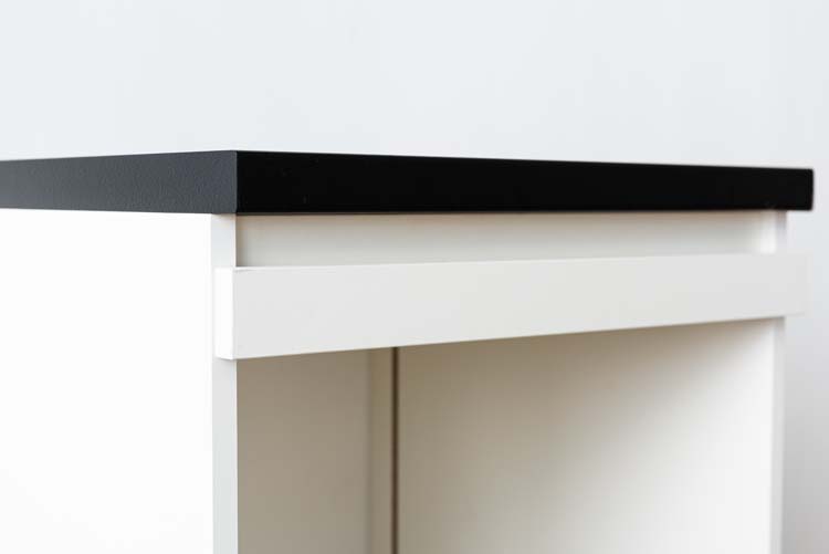 Armoire de cuisine Plenti meuble bas pour four blanche 60x78cm