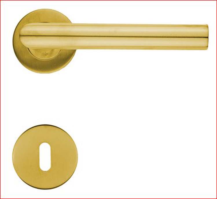 Poignée de porte pro Belluno 19 mm mat cuivre R+E