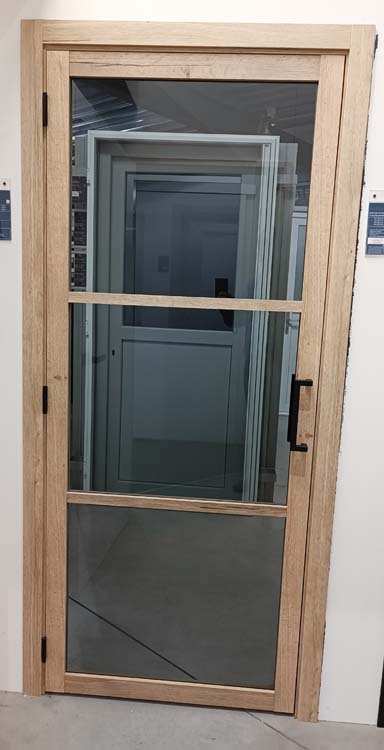 Bloc-porte pro steel look RW Oak 3R fume 73x201.5cm Droite