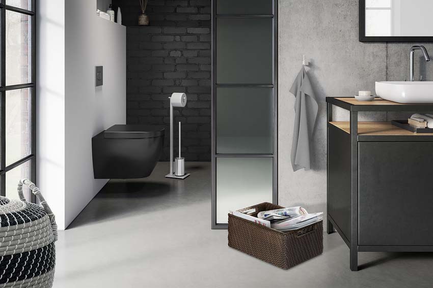 Toiletbutler Zack Carvo acier inoxydable argenté