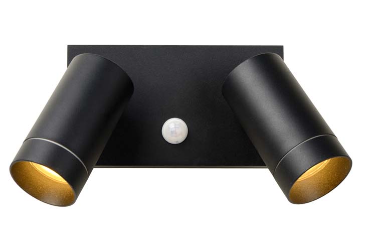 TAYLOR Spot Mural 2xGU10/50W IP44 Noir
