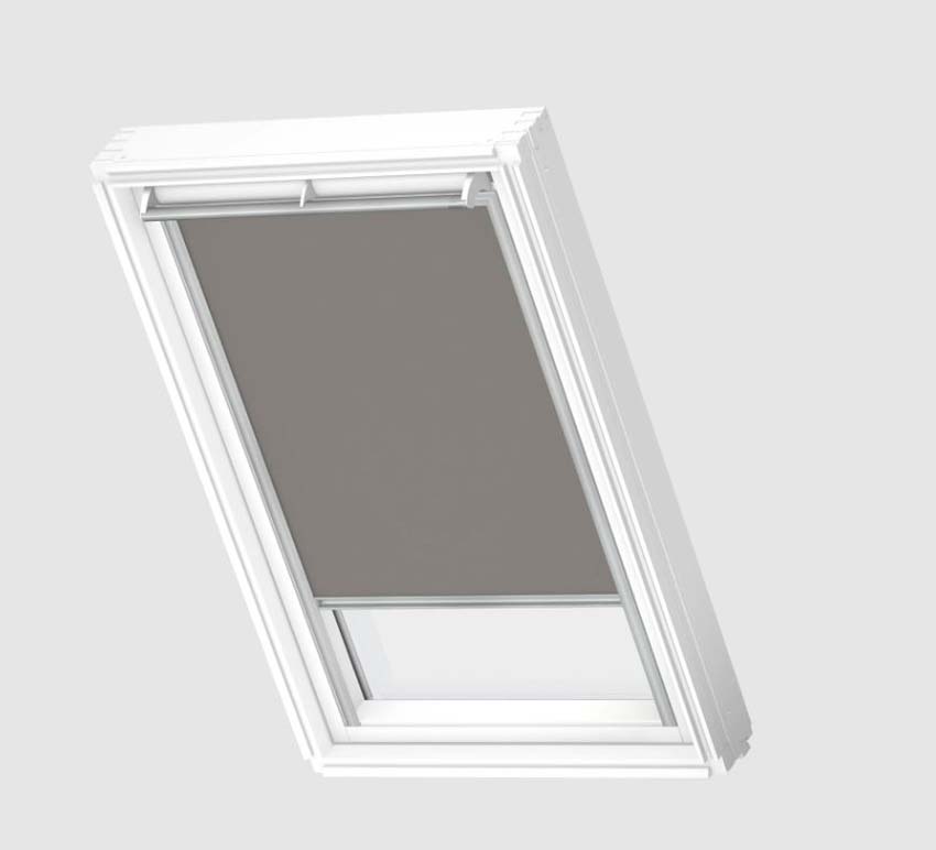 Rolgordijn Velux verduisterend handbediend grijs MK06 0705S