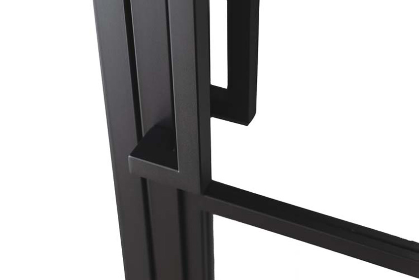 Porte intérieure Fer forgé 4W Tara verre mat 880 x 2040 mm D