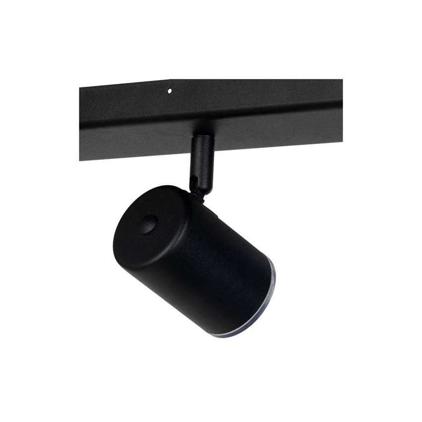 Spot en saillie - Noir - L35xH11,5cm - Dimmable - GU10 - 3x5W - barre