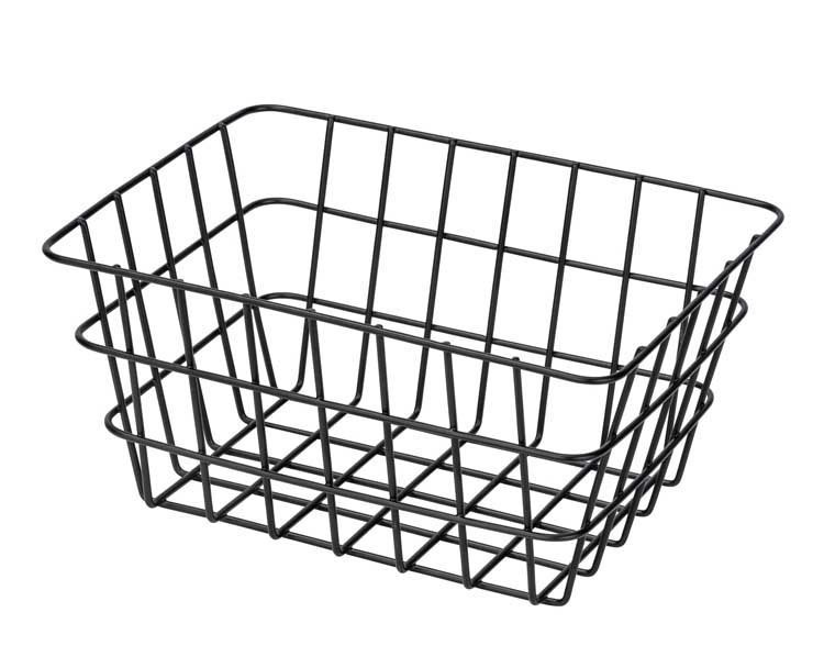 Panier de rangement Wenko Viana noir mat