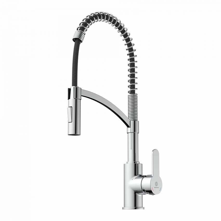 Robinet de cuisine Wasserwerk WK 3 chrome avec bec extractible