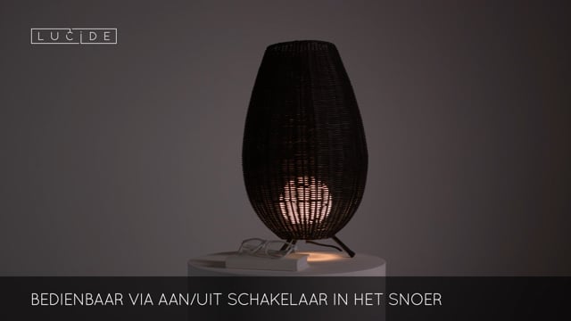 Lampe de table - Ø 30 cm - 1xG9 - Noir Lampe de table - Ø 30 cm - 1xG9 - Noir