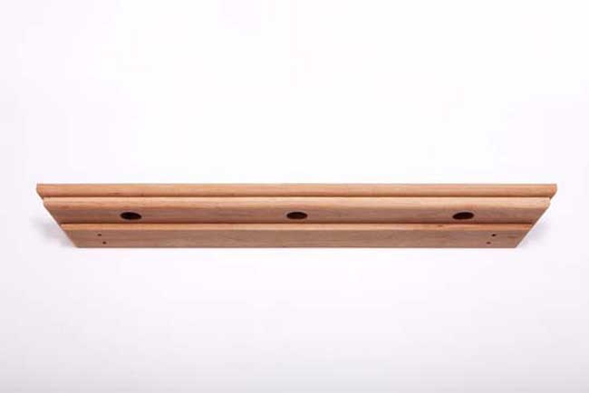 Avant-toit pour armoire à miroir Jane chêne