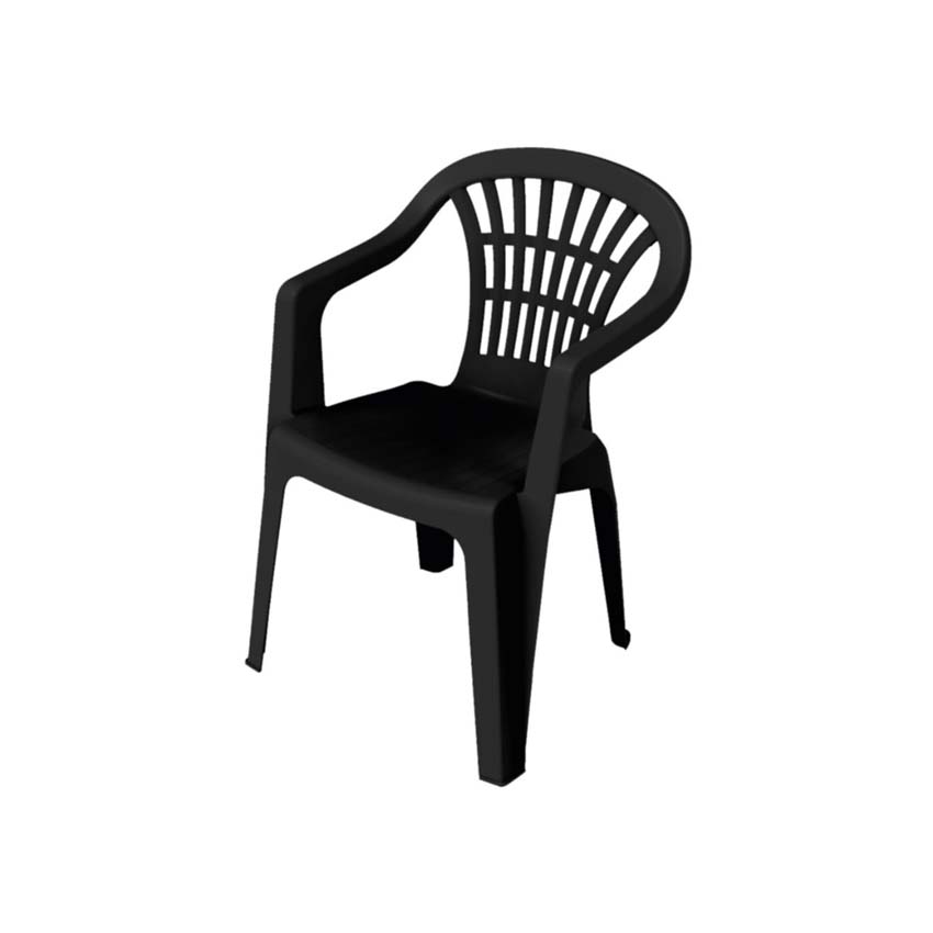 Chaise de jardin Larysa anthracite