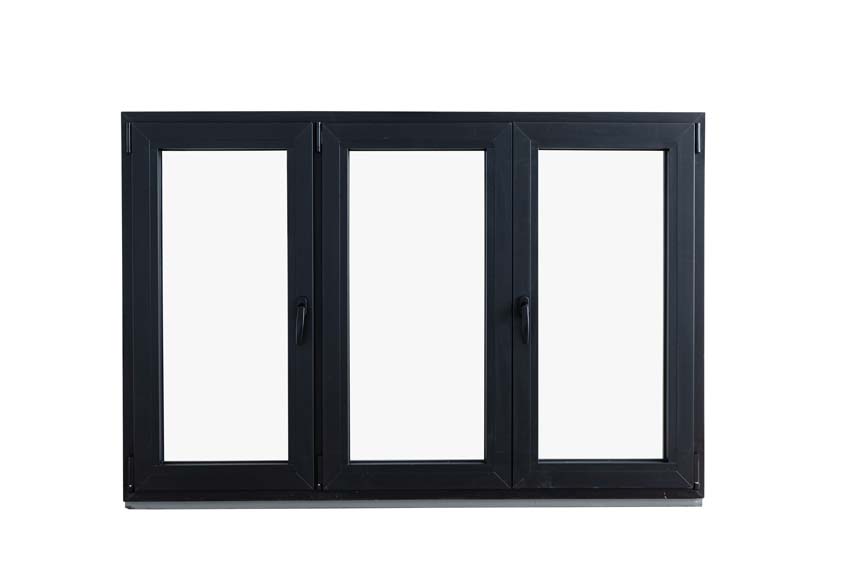3-VAN oscillo-battant pvc Deceuninck Elegant noir/noir B1800xH1200 mm