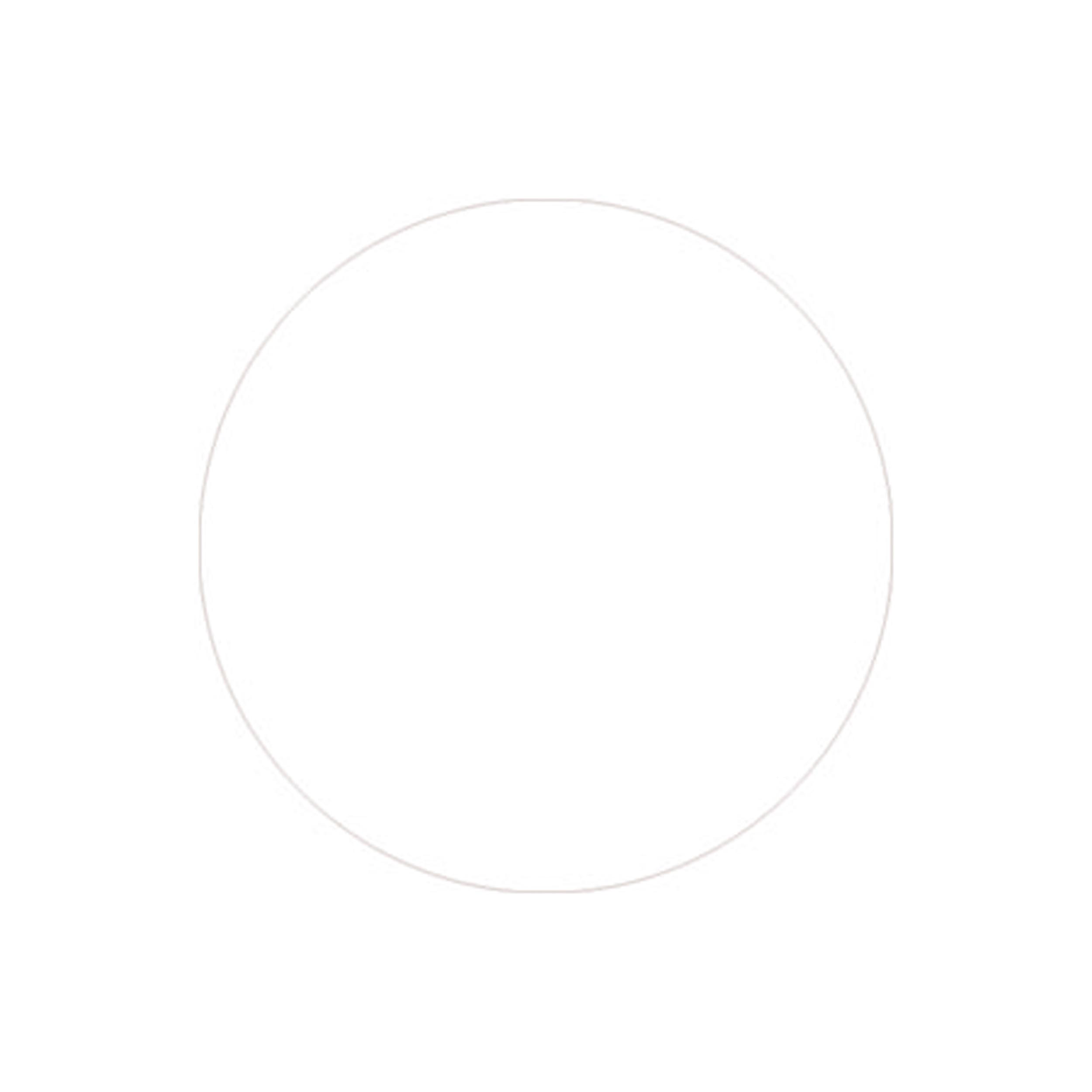 Glas rond doorzichtig 198mm dikte 4mm