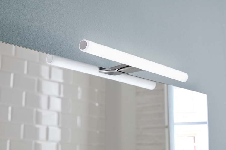 Badkamerverlichting - chroom - 50cm - 9W - 5700K - IP44