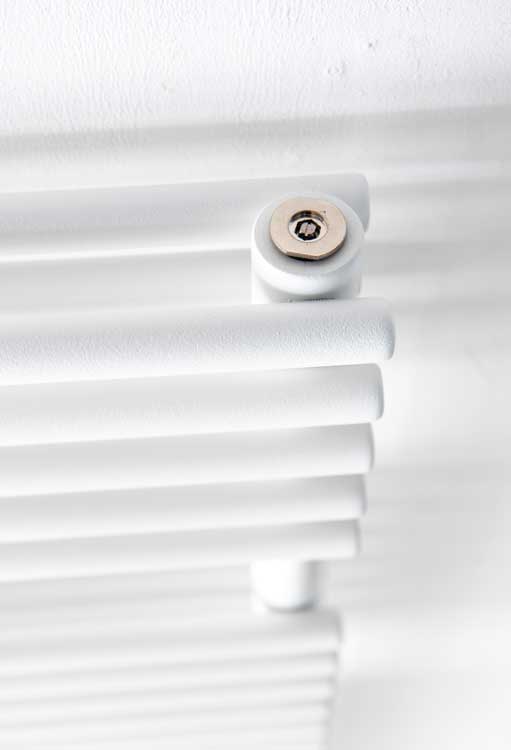 Radiateur sèche-serviettes Doby double 180x60cm blanc