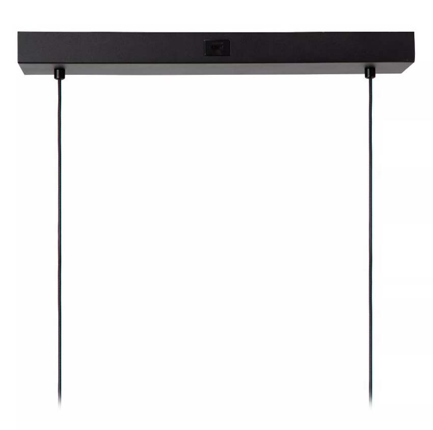 Lucide Vibes Langholt - Suspension - LED Dimmable - CCT - 1x28W 2200K/4000K - Bois clair