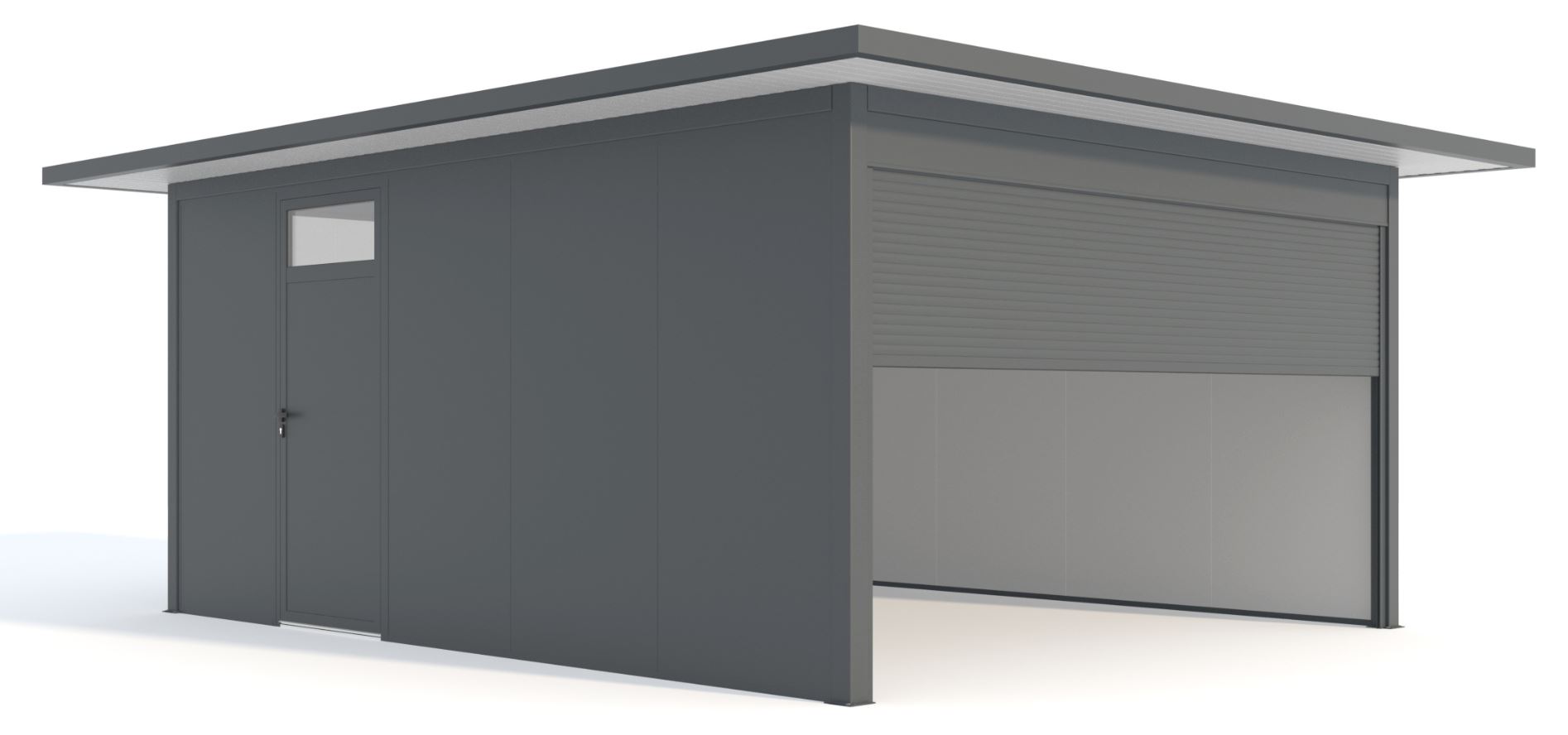 Garage metal anthracite large 425 x 525 x 240 cm