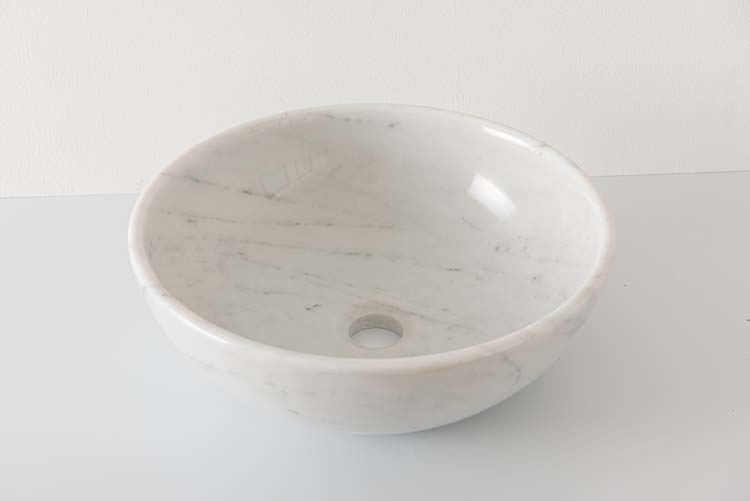 Opbouwkom Dario carrara wit 380 x 130 mm