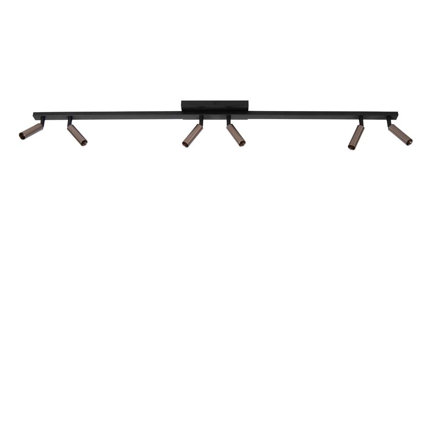 Lucide Essential Keoni - Spot de plafond - 6xG9 - Café