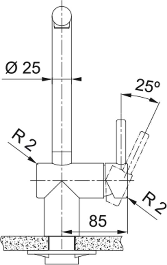 Robinet de cuisine Franke Atlas Neo noir