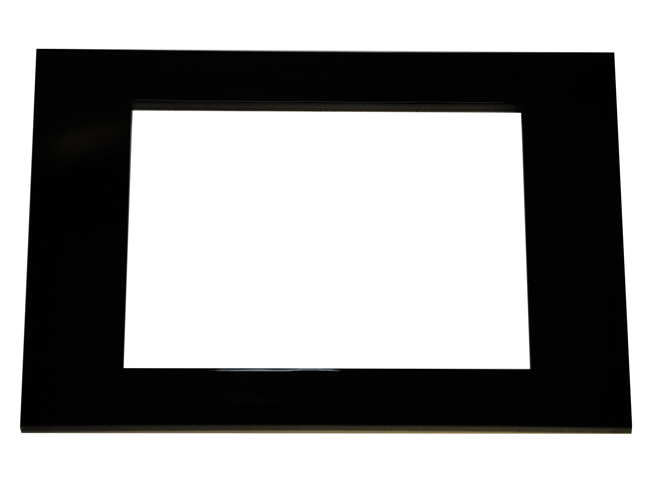 Cadre pvc noir pour coller 2 chiffres/lettres