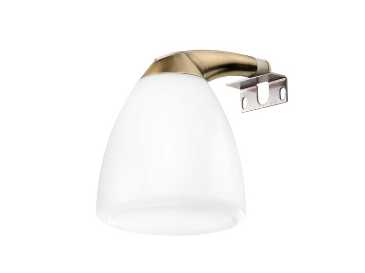 Éclairage de salle de bains  bronze  Ø8cm  4000K  4W  IP44